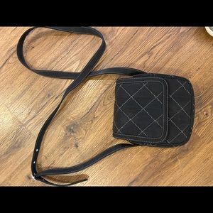 Vera Bradley Crossbody NWOT, black microfiber